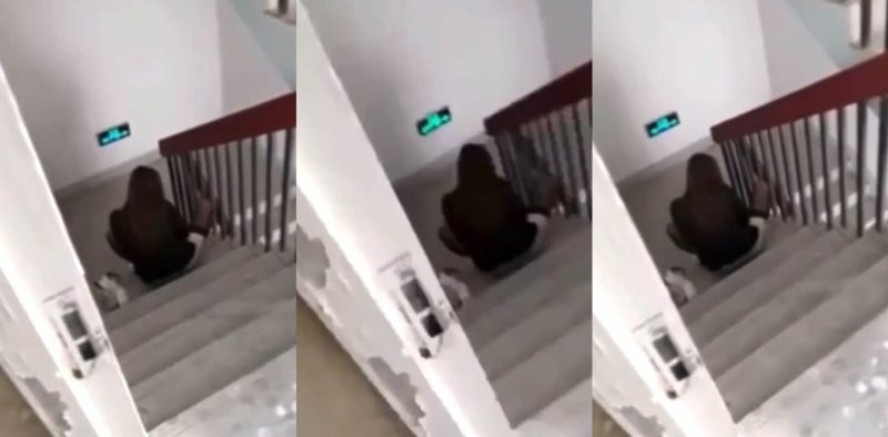 住一起多年的女业主竟然是黄播主播！身穿黑丝楼道大尺度露出自慰 娇喘呻吟听的人欲火焚身！-51吃瓜网
