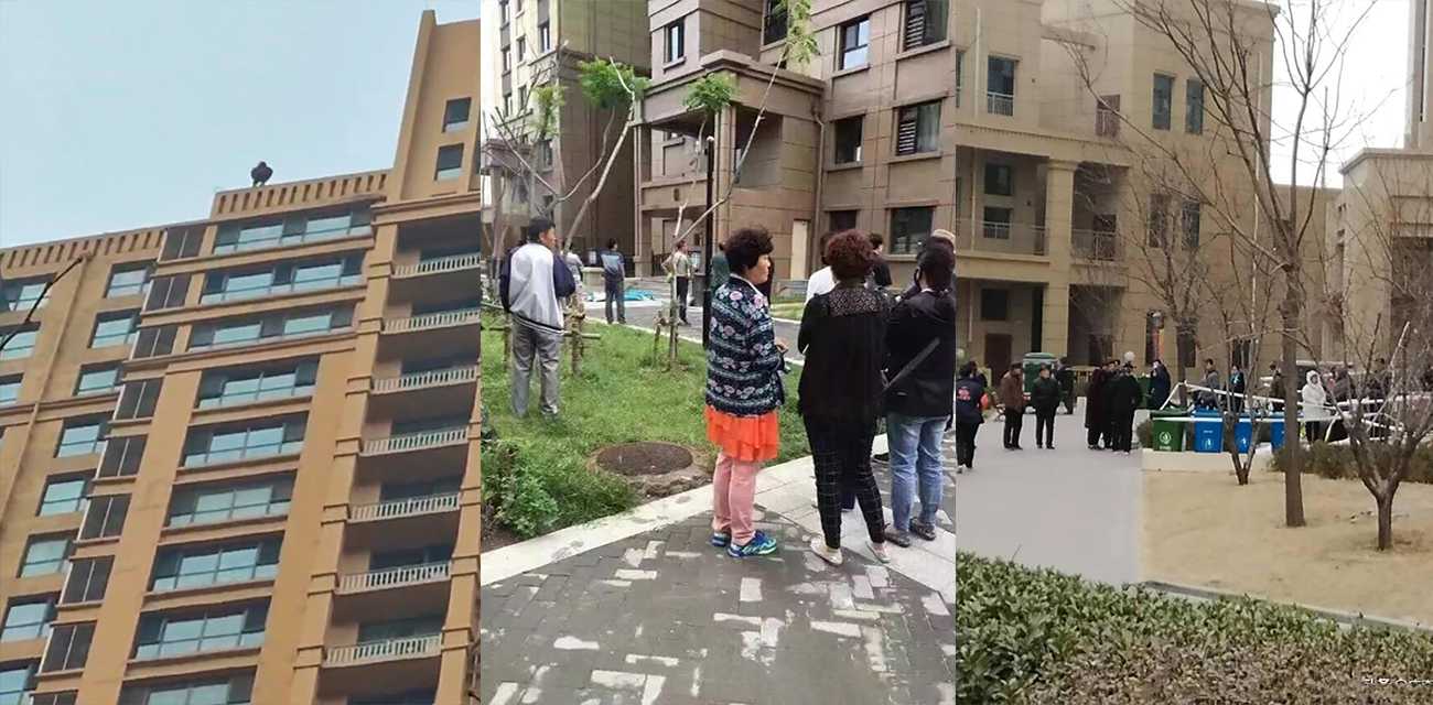 裕华区天海誉天下楼区男子 疑似因巨额债务跳楼身亡 留下娇妻和幼子 现场惨烈血腥 - 51吃瓜网-51吃瓜网
