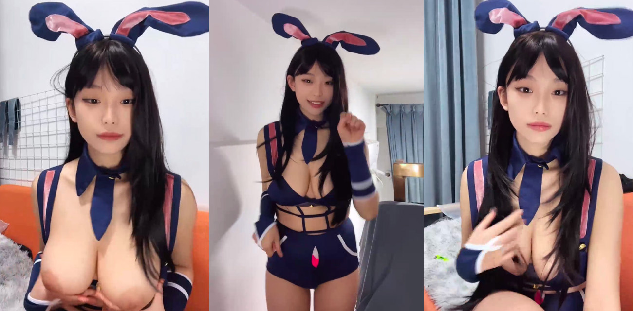 半糖甜美主播 阿斗 与男友激情性爱直播流出 G奶尤物COS性感兔女郎和粉丝互动聊骚 表情羞涩惹人怜爱！ - 51吃瓜网-51吃瓜网