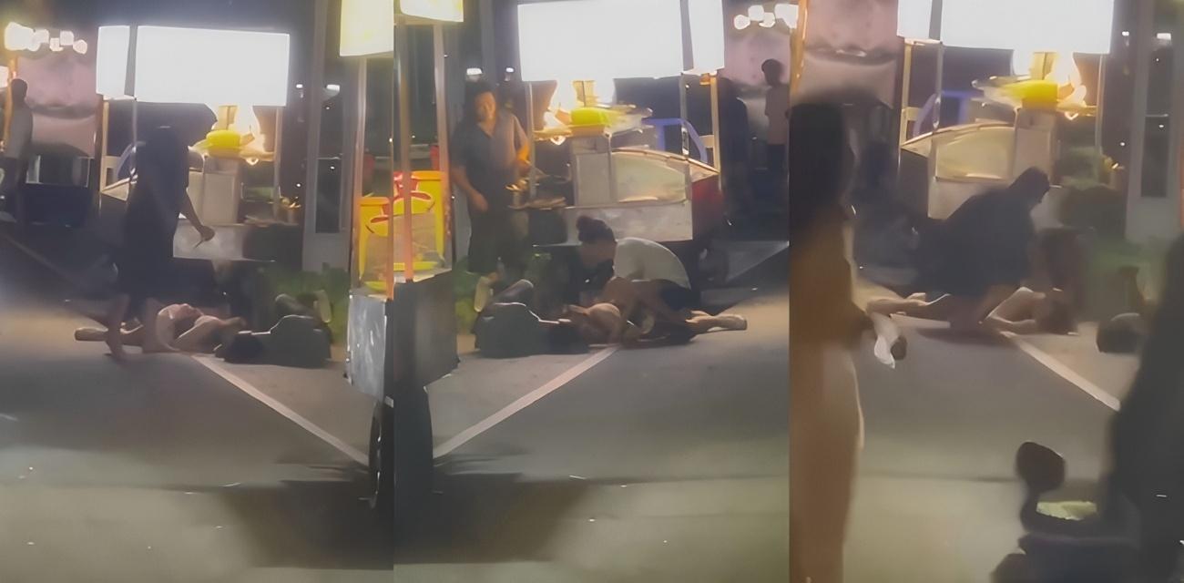广东佛山东平桥底 小吃商贩因摊位被抢 持刀对一男子连捅数刀 男子当场死亡 现场多角度视频流出！ - 51吃瓜网-51吃瓜网