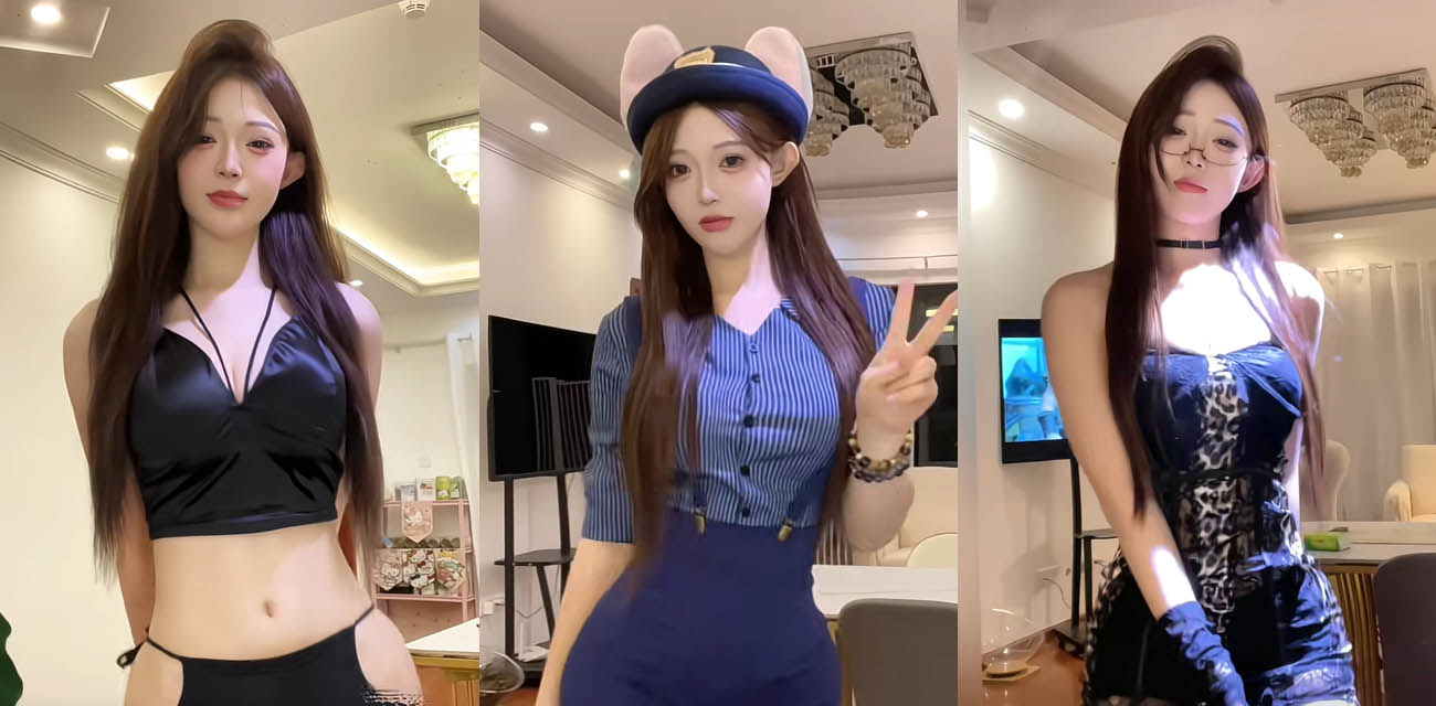抖音高颜值女网红 柠檬然 付费定制热舞 纤细腰肢配翘臀曲线诱人 挑逗舞姿配合魅惑眼神 撩人至极！ - 51吃瓜网-51吃瓜网