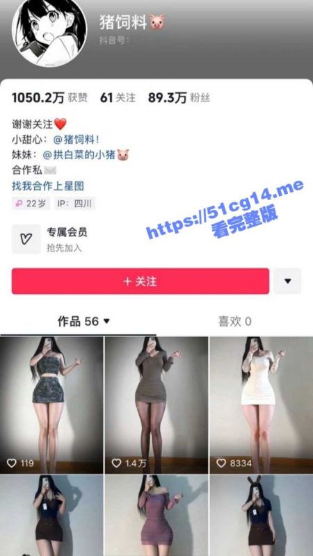 抖音网红 猪饲料 微密圈付费资源 完美身材可甜可御 情趣制服诱惑 果然还是网红内衣多！！-51吃瓜网