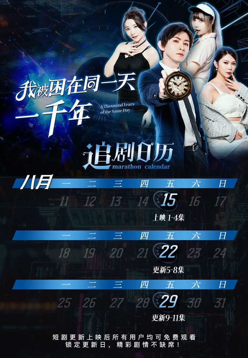 《我被困在同一天一千年》全新演绎 带你走进风情万种的霸道爽剧梦 5～8集火热更新中🔥🔥🔥 - 51吃瓜网-51吃瓜网