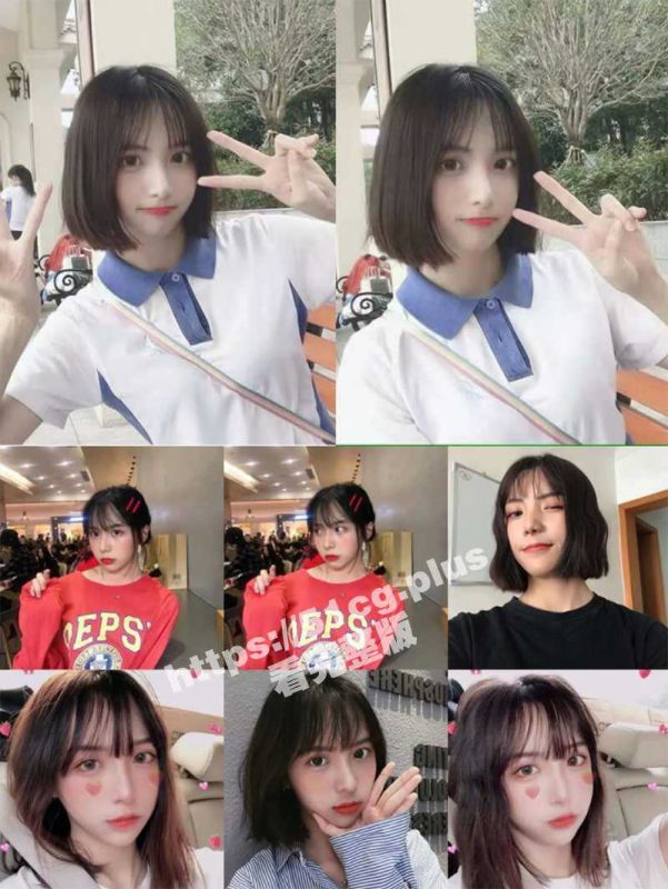 抖音甜美女大学生 短发女神一对一 青春气息满满-51吃瓜网