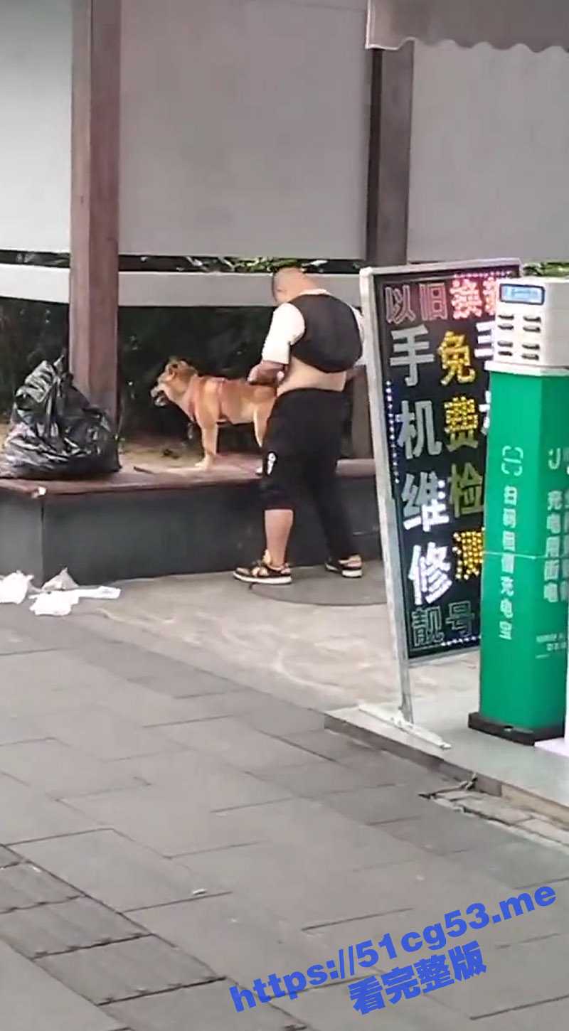 太逆天了!胖子大白天地当街猥亵日黄狗 真正印证了"日了狗了"这句话 真是开眼了 - 51吃瓜网-51吃瓜网